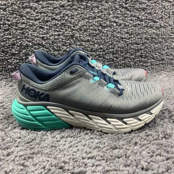 Hoka One One Gaviota 3 Shoes Womens Size 9.5 Stability Running Support Sneakers - Picture 3 of 9